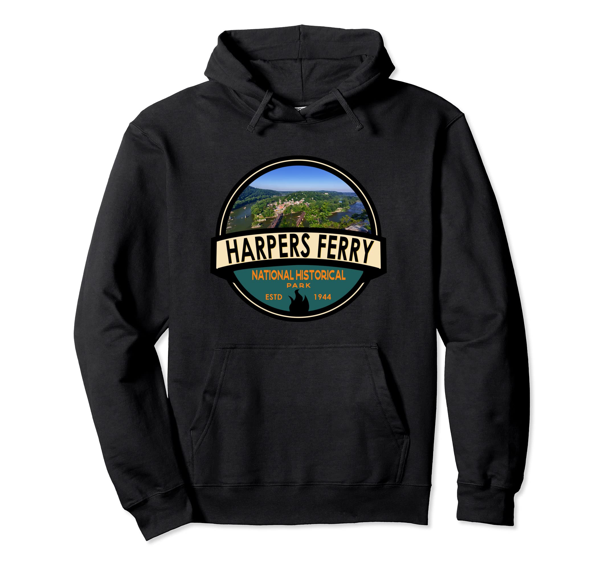 Harpers Ferry National Historical Park Hoodie - Novelty Apparel Unisex - T-Shirt, Sweatshirt, Hoodie