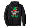 Soccer Elf Matching Family Group Party Hoodie - Graphic Print Men Women - T-Shirt, Sweatshirt, Hoodie