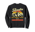 Acadia Coordinates Maine National Sweatshirt - Unique Graphic for Adults - T-Shirt, Sweatshirt, Hoodie