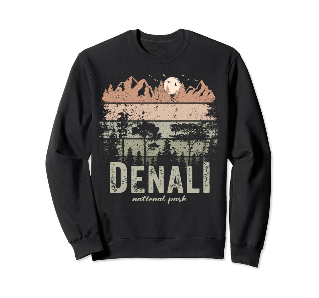 Denali National Park Us Denali Sweatshirt - Graphic Print Men Women - T-Shirt, Sweatshirt, Hoodie