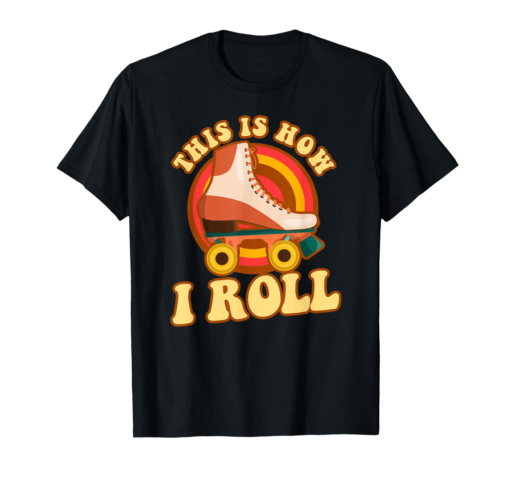 Roller Skating Skate 1970S T-Shirt - Aesthetic Graphic Unisex - T-Shirt, Sweatshirt, Hoodie