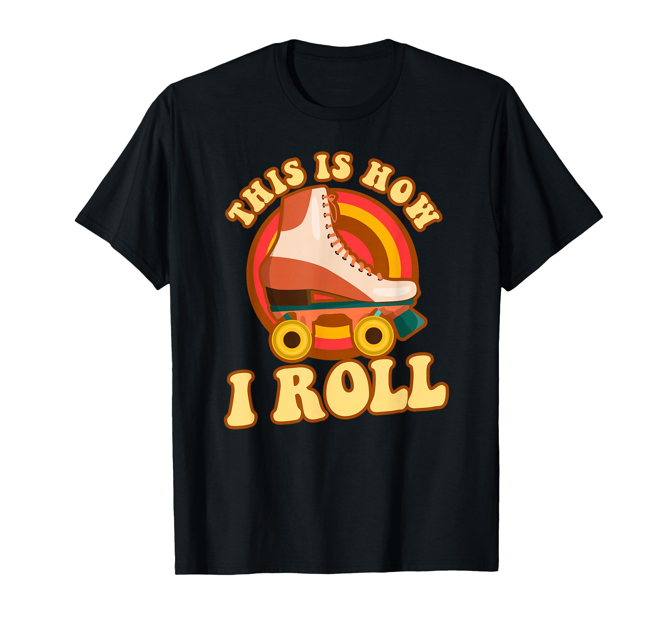 Roller Skating Skate 1970S T-Shirt - Aesthetic Graphic Unisex - T-Shirt, Sweatshirt, Hoodie