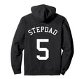Stepdad Team No 5 Football Soccer Hoodie - Aesthetic Graphic Men Women - T-Shirt, Sweatshirt, Hoodie
