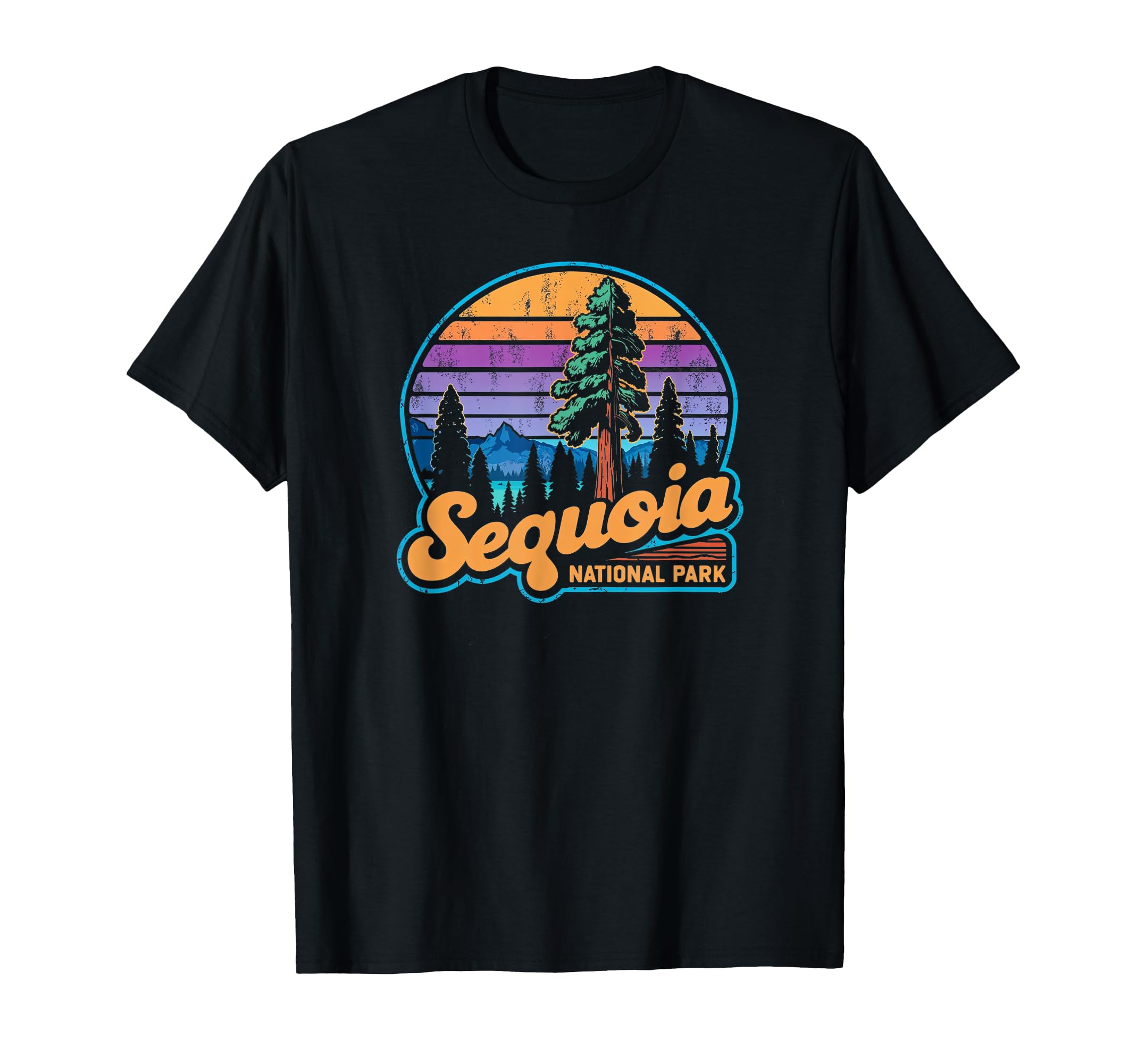 Sequoia National Park Sunset Landscape T-Shirt - Trendy Graphic Men Women - T-Shirt, Sweatshirt, Hoodie