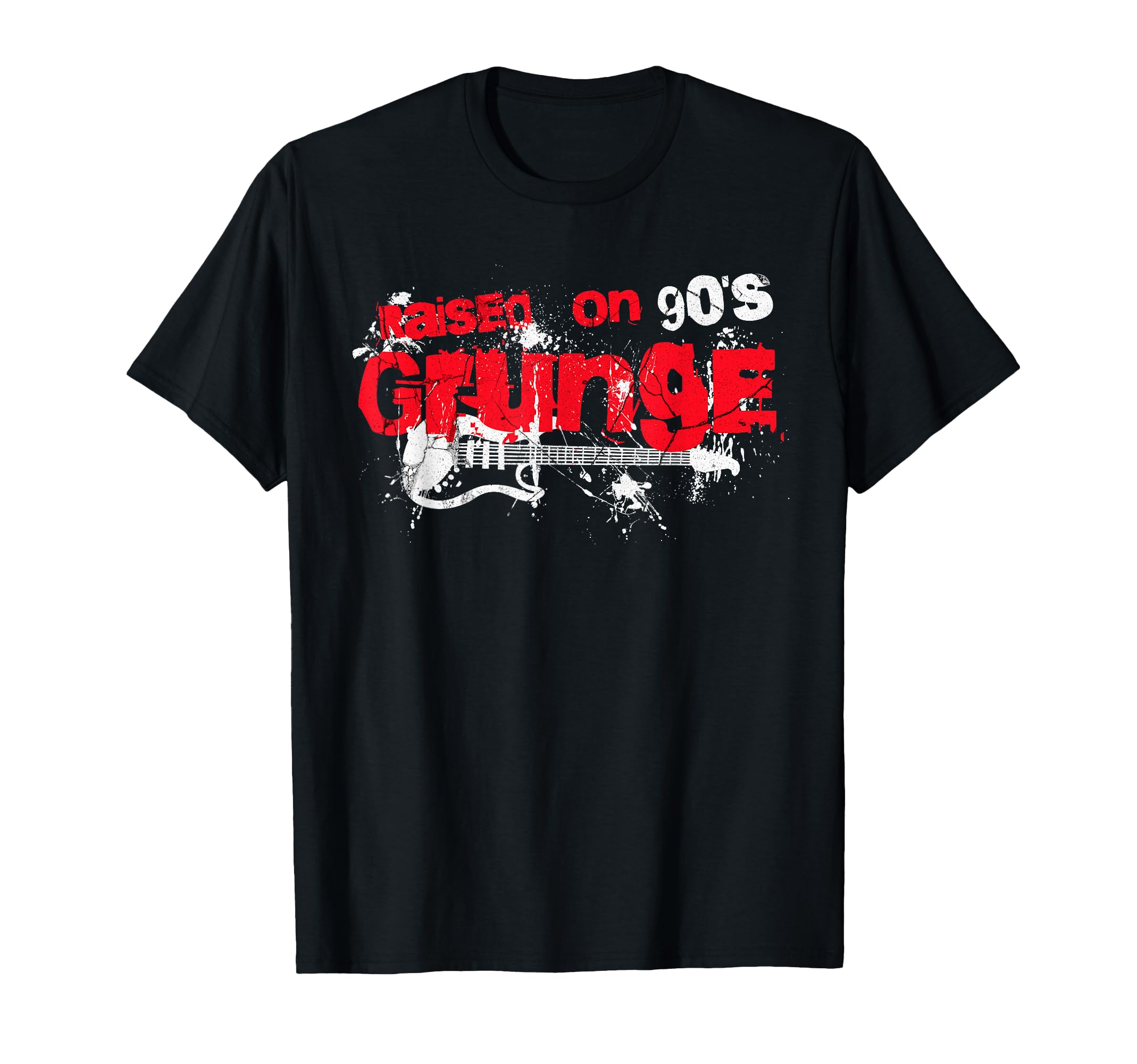 Raised 90S Grunge Seattle Rock Music Lover T-Shirt - Trendy Graphic Unisex - T-Shirt, Sweatshirt, Hoodie