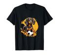 Dachshund Soccer Dachshund T-Shirt - Custom Art Print Men Women - T-Shirt, Sweatshirt, Hoodie