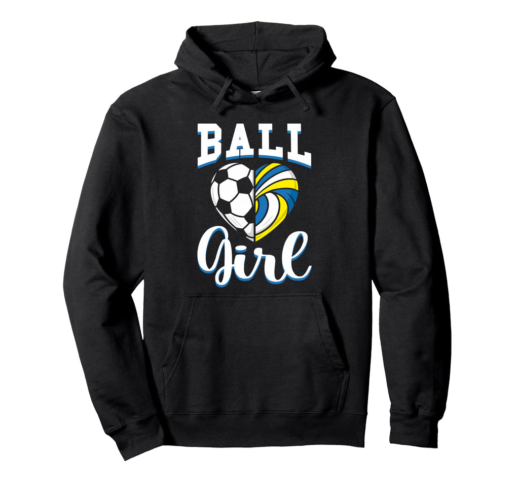 Ball Soccer Volleyball Lovers Gifts Hoodie - Fun Novelty Design Men Women - T-Shirt, Sweatshirt, Hoodie