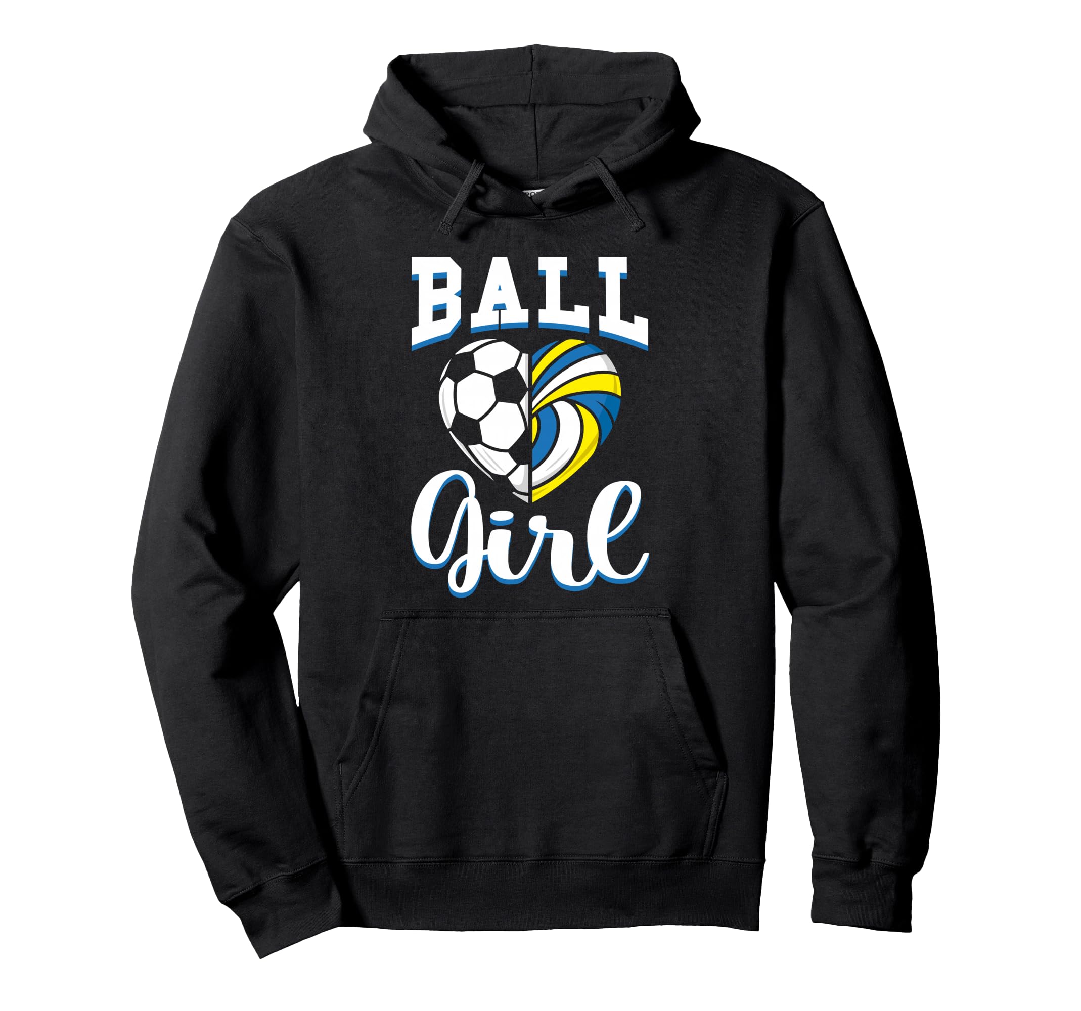 Ball Soccer Volleyball Lovers Gifts Hoodie - Fun Novelty Design Men Women - T-Shirt, Sweatshirt, Hoodie