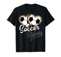 Soccer Sister Leopard Heart Soccer T-Shirt - Unique Graphic for Adults - T-Shirt, Sweatshirt, Hoodie