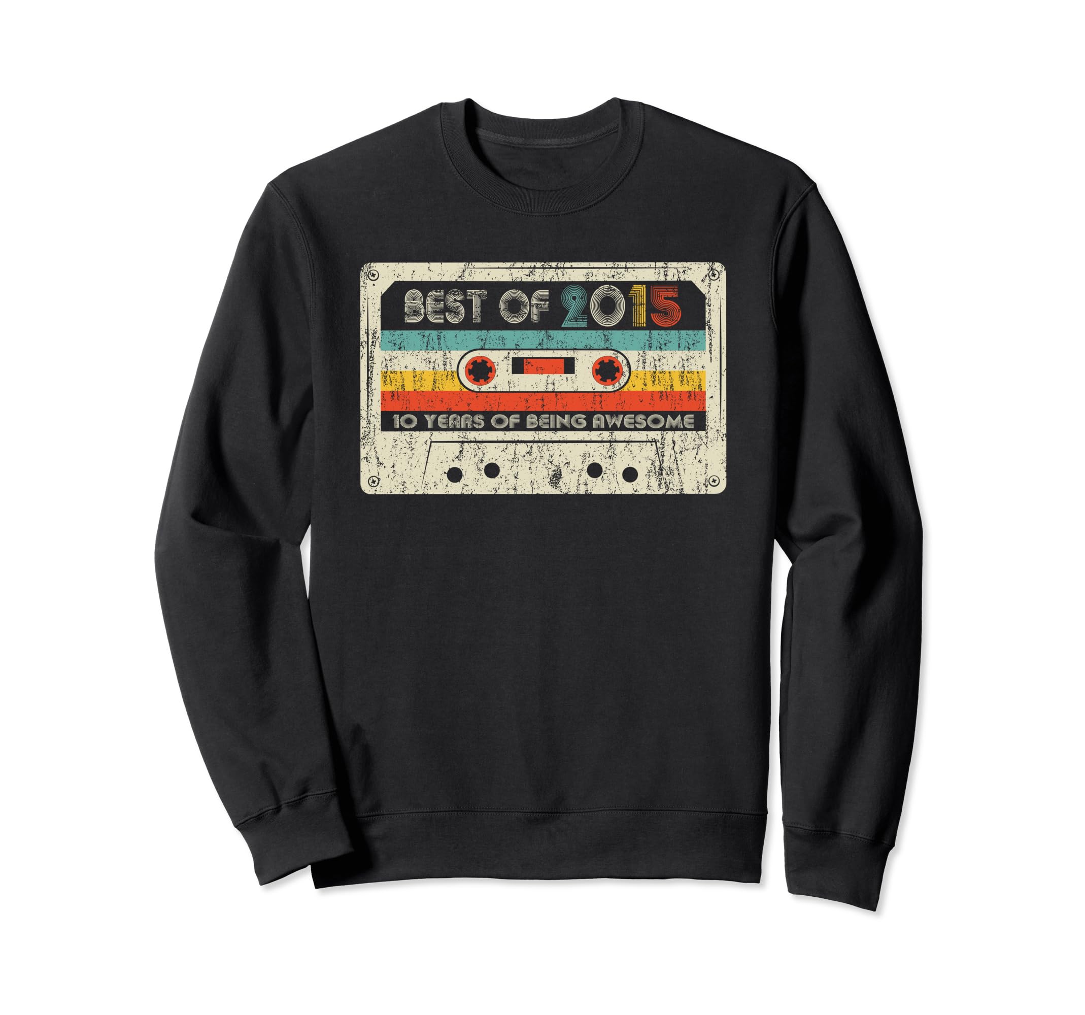 Best 2015 Birthday 2015 Cassette Sweatshirt - Aesthetic Graphic Men Women - T-Shirt, Sweatshirt, Hoodie