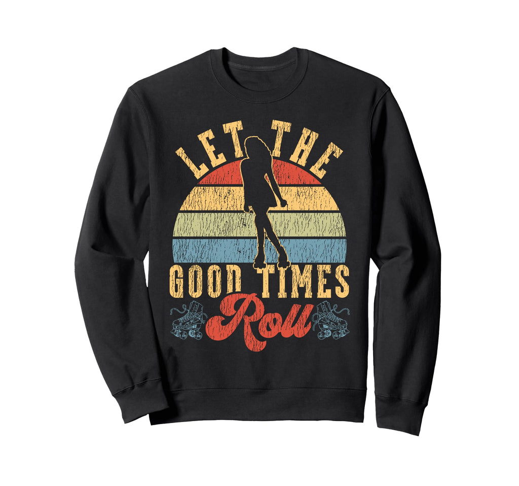 Roller Skating Skate 1970S Let Sweatshirt - Minimalist Print for Adults - T-Shirt, Sweatshirt, Hoodie