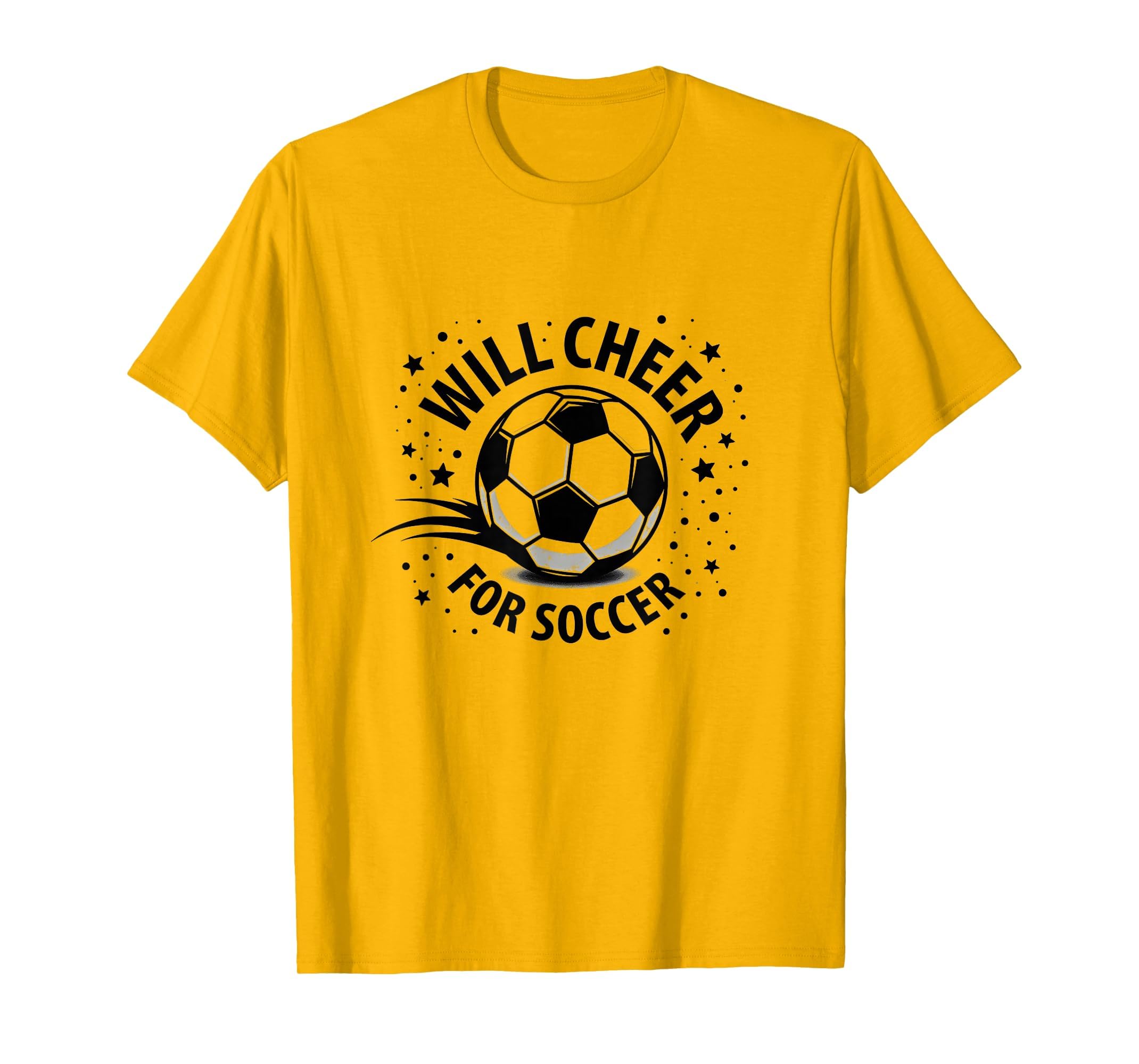 Will Cheer Soccer Spirited Fan Sports T-Shirt - Trendy Graphic for Adults - T-Shirt, Sweatshirt, Hoodie