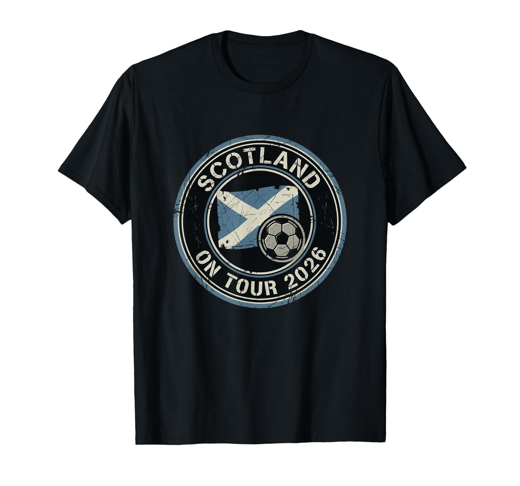 Scotland Tour 2026 Football Fan Distressed T-Shirt - Unique Graphic Unisex - T-Shirt, Sweatshirt, Hoodie