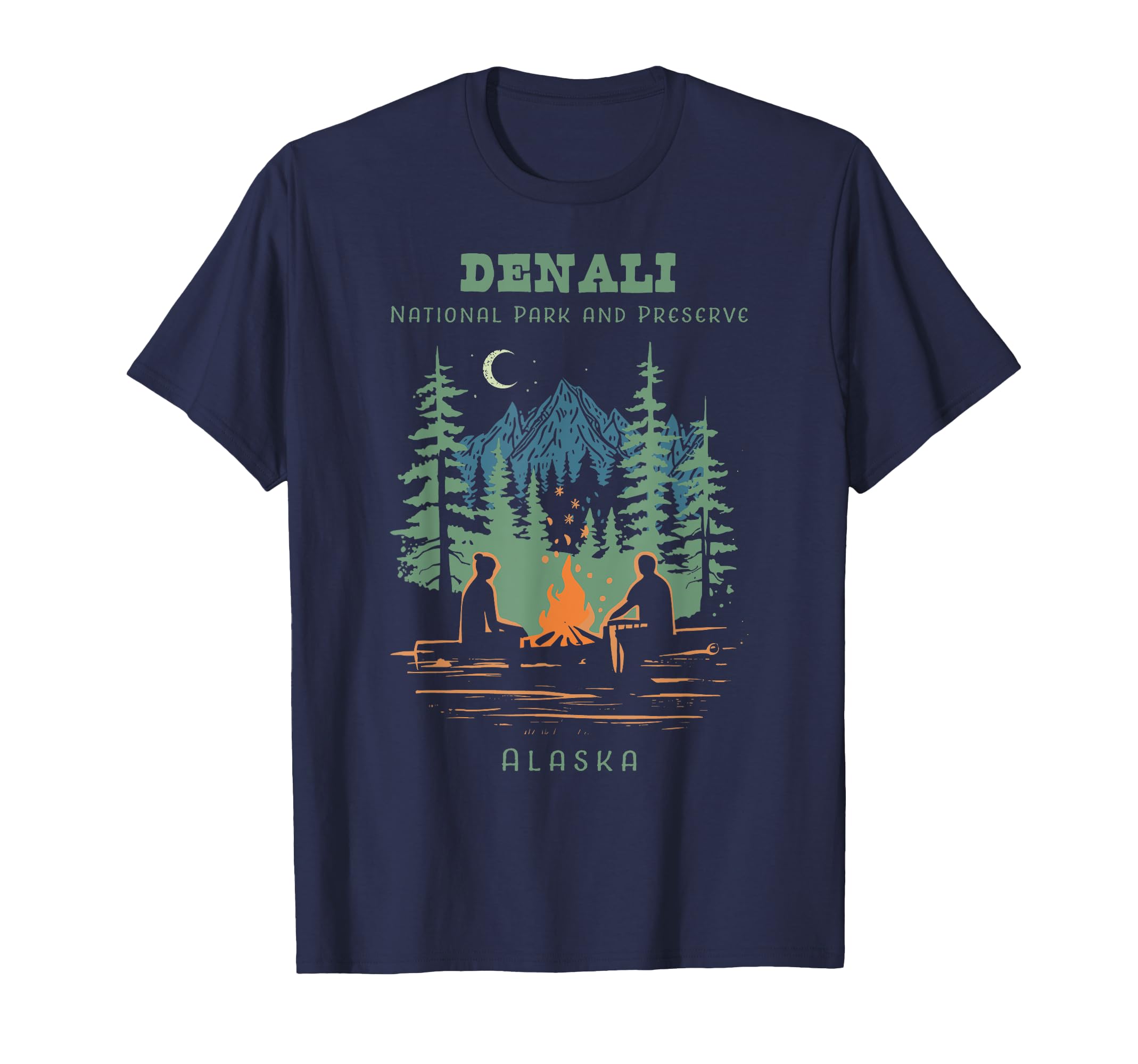 Denali National Park And Preserve T-Shirt - Fun Novelty Design for Adults - T-Shirt, Sweatshirt, Hoodie