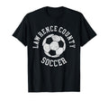 Lawrence County Soccer Distressed T-Shirt - Fun Novelty Design Men Women - T-Shirt, Sweatshirt, Hoodie