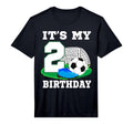 Its My 2 Year Old Birthday Soccer 2Nd T-Shirt - Custom Art Print Men Women - T-Shirt, Sweatshirt, Hoodie