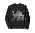 Eat Sleep Soccer Repeat Soccer Sweatshirt - Custom Art Print for Adults - T-Shirt, Sweatshirt, Hoodie