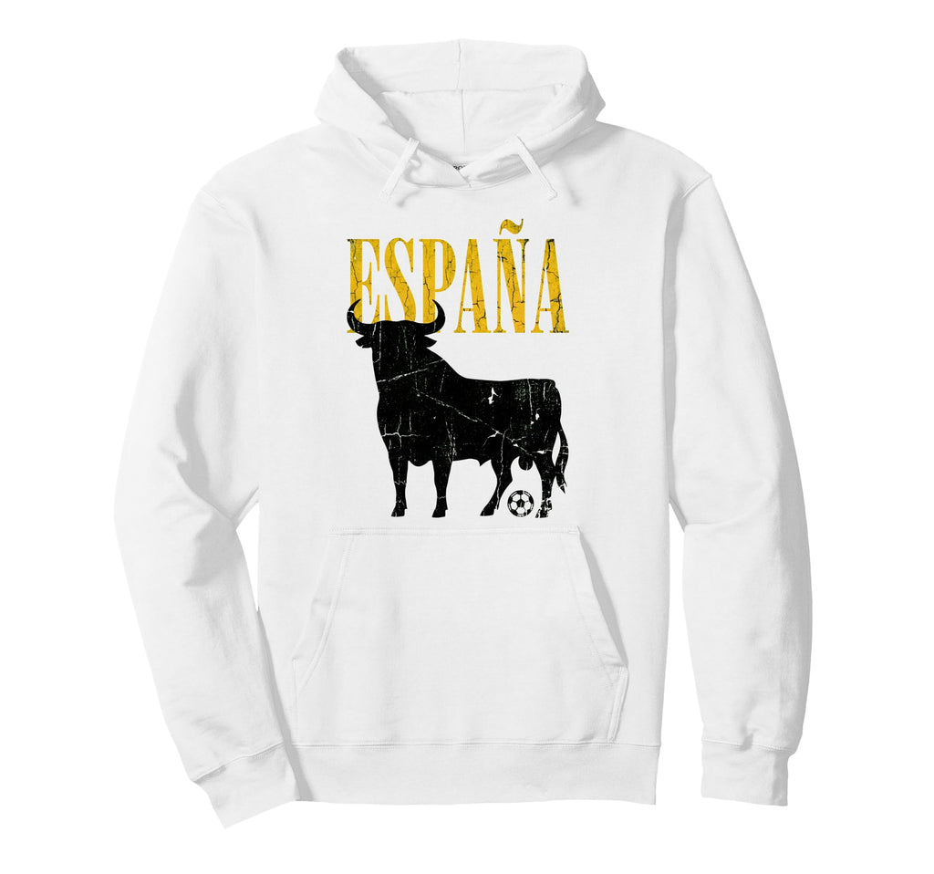 Espana Bull Soccer Ball Silhouette Hoodie - Graphic Print Unisex - T-Shirt, Sweatshirt, Hoodie