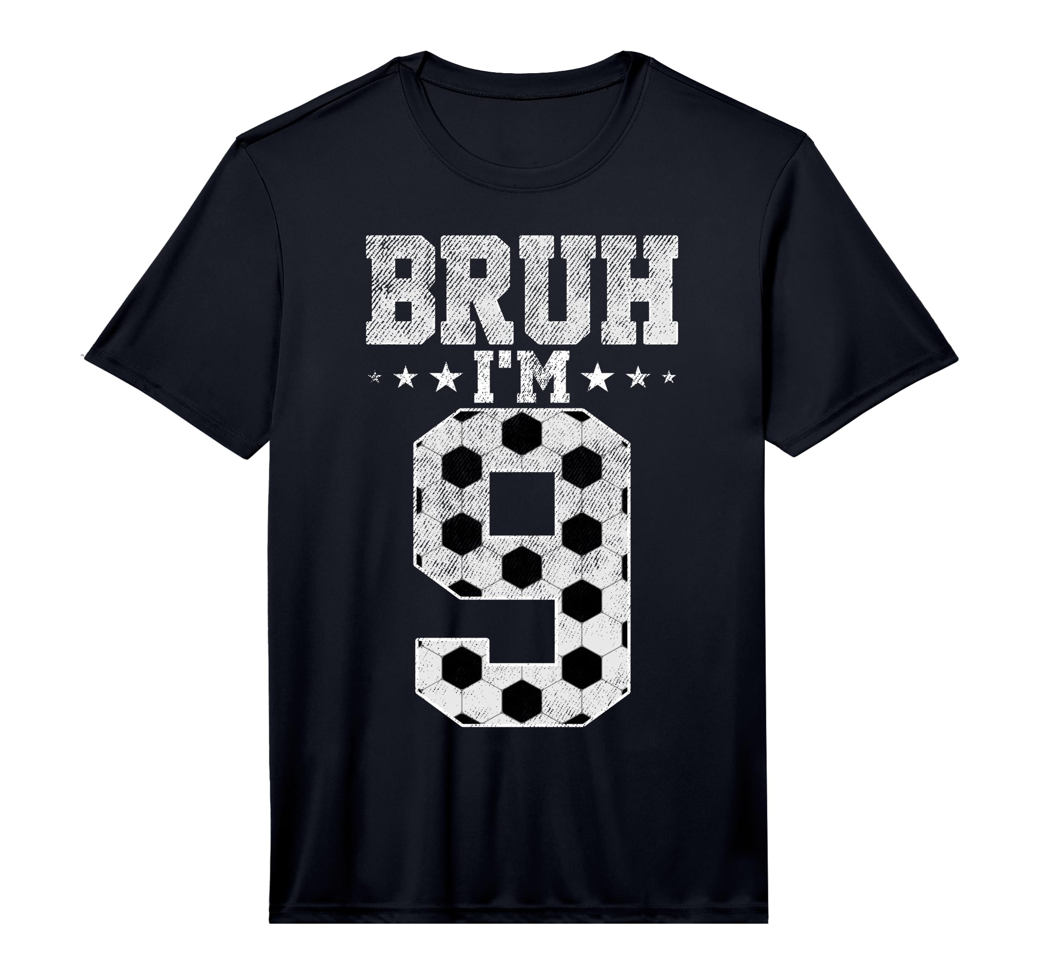 Bruh 9Th Birthday Soccer Bruh Im 9 T-Shirt - Novelty Apparel for Adults - T-Shirt, Sweatshirt, Hoodie