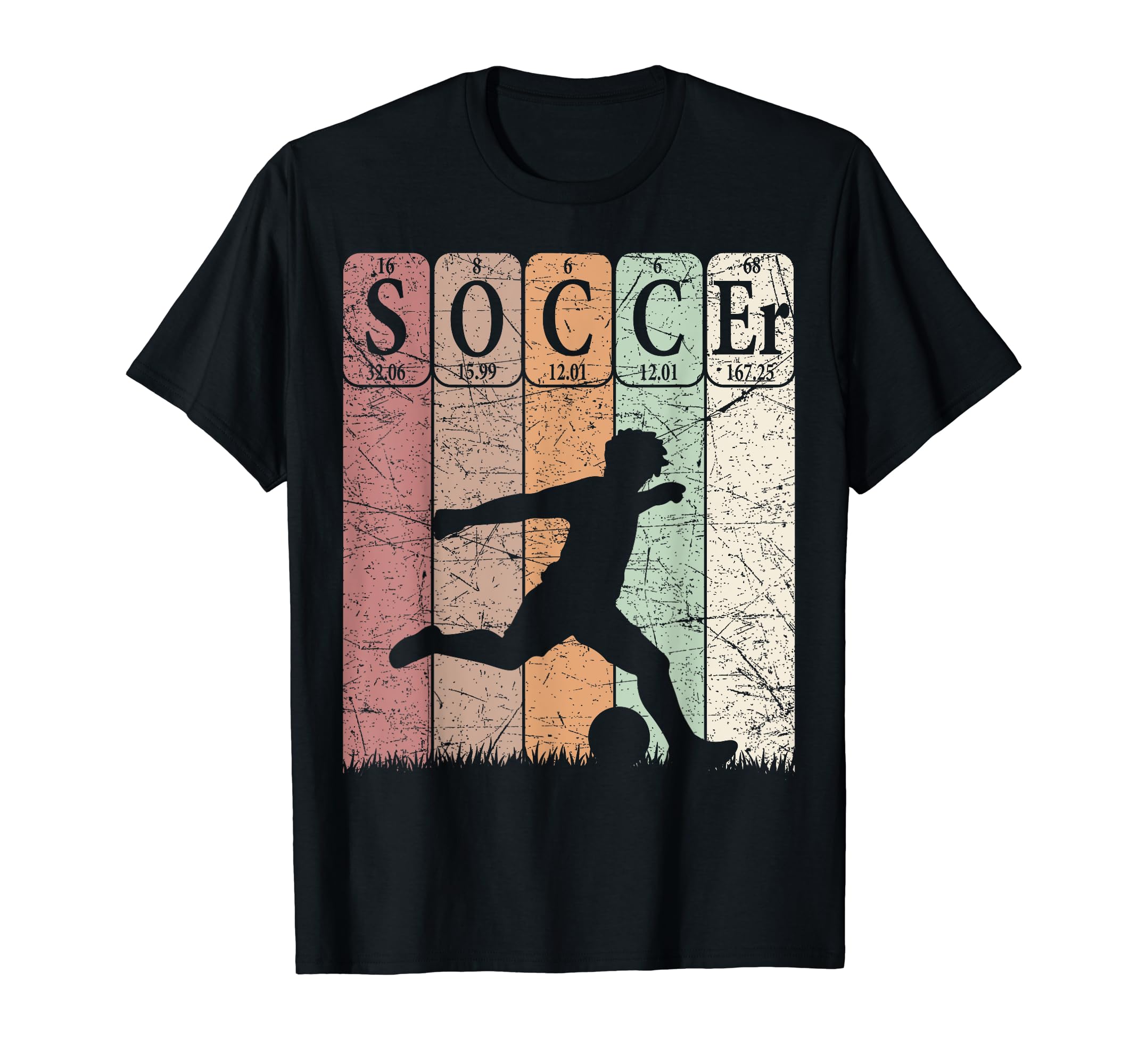 Soccer Periodic Table Elements Soccer T-Shirt - Unique Graphic Unisex - T-Shirt, Sweatshirt, Hoodie