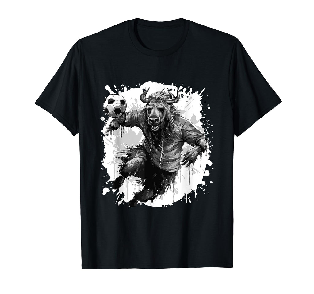 Moose Playing Soccer Team Sports Animal T-Shirt - Trendy Graphic Men Women - T-Shirt, Sweatshirt, Hoodie