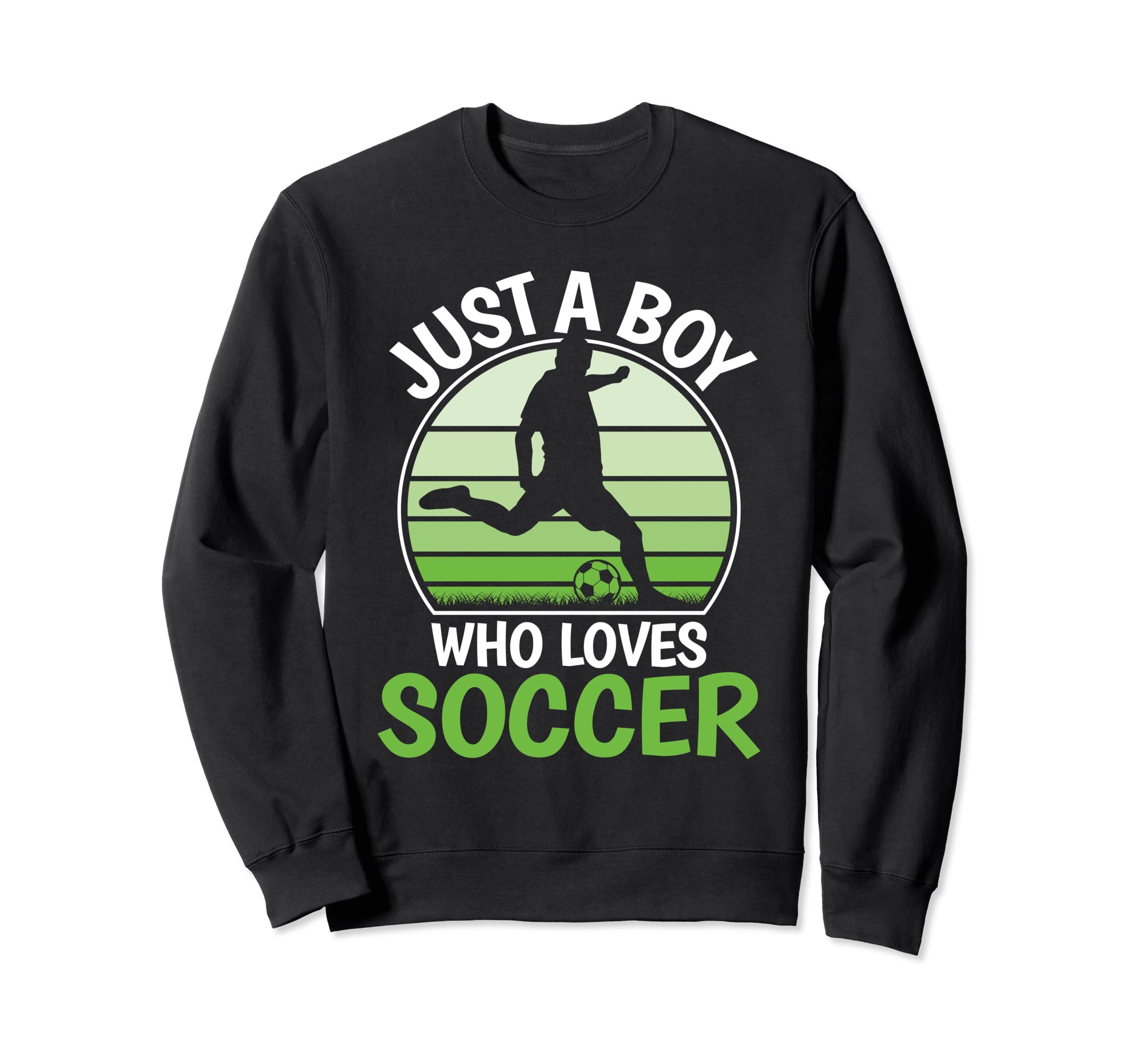Just Who Loves Soccer Funny Soccer Sweatshirt - Minimalist Print Unisex - T-Shirt, Sweatshirt, Hoodie