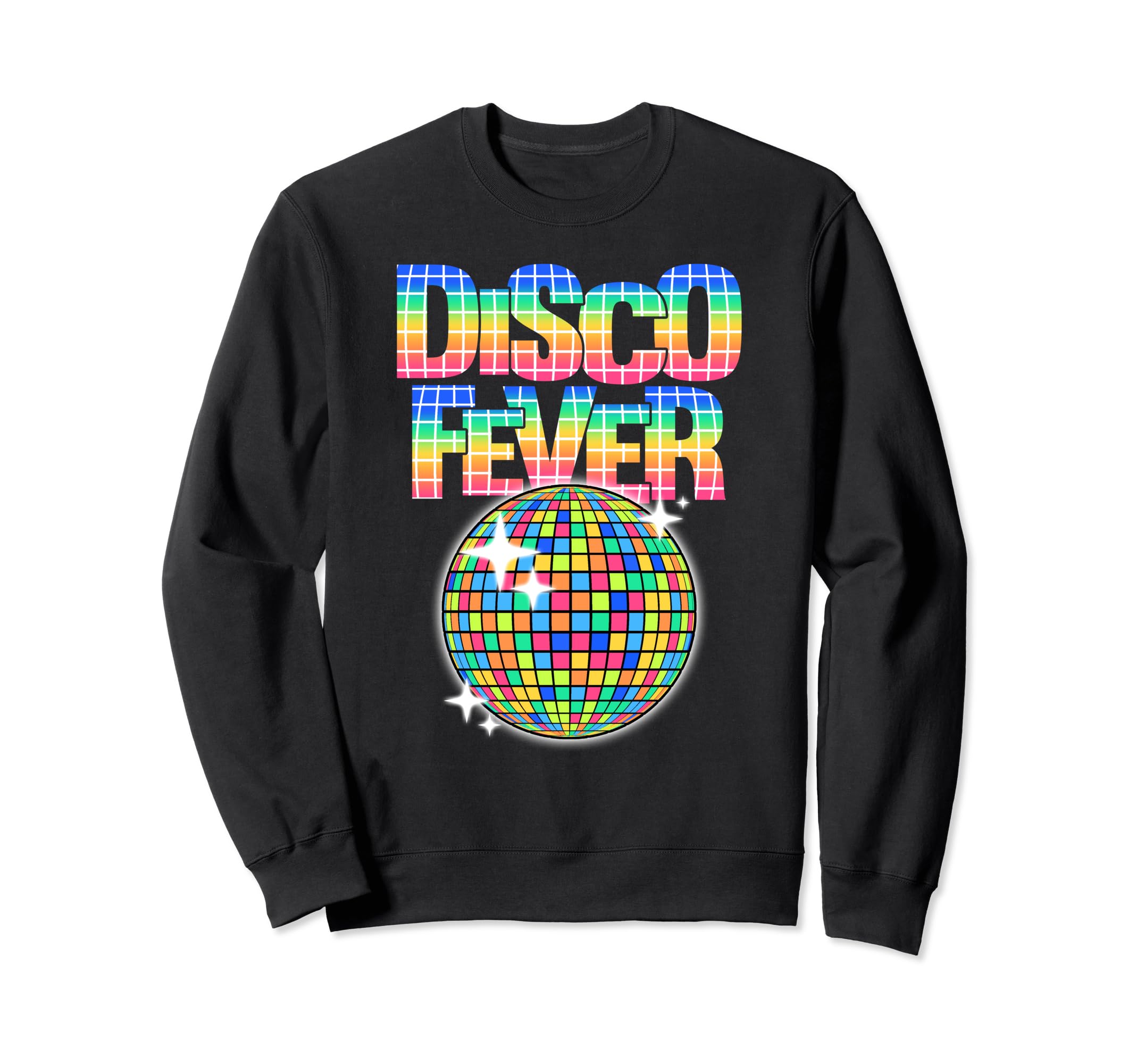 Disco Ball Themed Disco Fever Sweatshirt - Novelty Apparel Men Women - T-Shirt, Sweatshirt, Hoodie