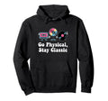 Go Physical Stay Music Lovers Cassette Hoodie - Graphic Print for Adults - T-Shirt, Sweatshirt, Hoodie