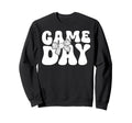 Groovy Volleyball Game Day Bow Game Day Sweatshirt - Graphic Print Unisex - T-Shirt, Sweatshirt, Hoodie