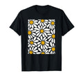 Boho White Daisy Floral Summer Art T-Shirt - Minimalist Print for Adults - T-Shirt, Sweatshirt, Hoodie