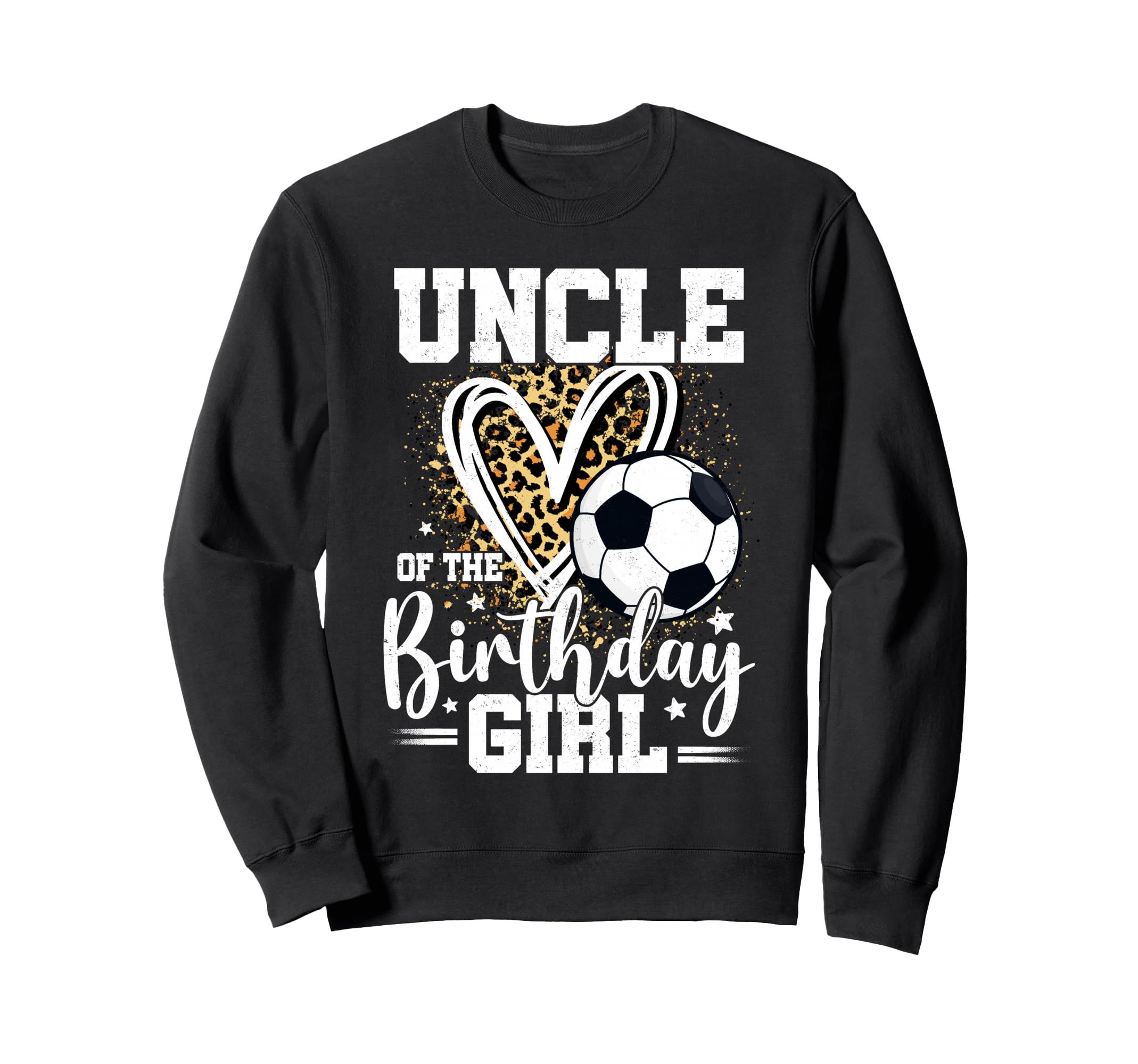 Uncle Birthday Soccer Ball Uncle Sweatshirt - Minimalist Print for Adults - T-Shirt, Sweatshirt, Hoodie