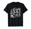 Halloween Skeleton Goalie Soccer T-Shirt - Streetwear Style Unisex - T-Shirt, Sweatshirt, Hoodie