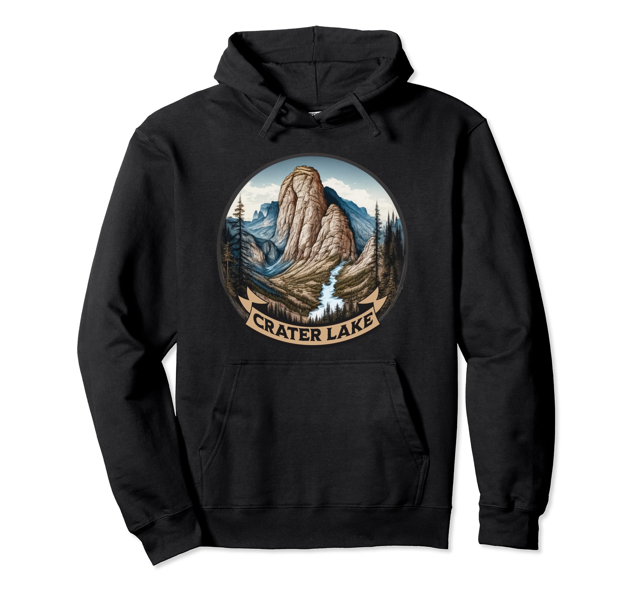 Crater Lake National Park Oregon Usa Hoodie - Streetwear Style for Adults - T-Shirt, Sweatshirt, Hoodie