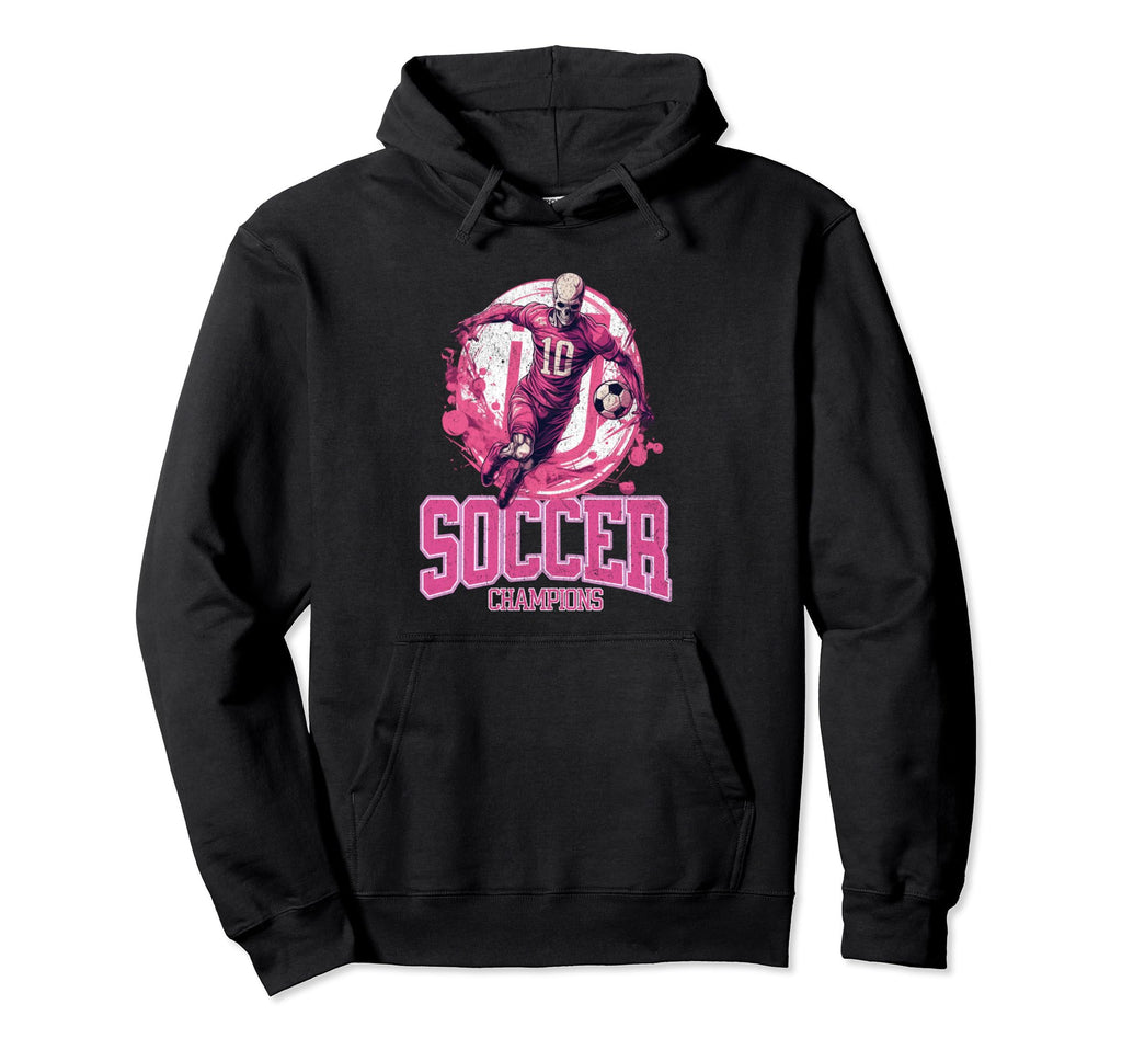 Skeleton Player Football Practice Hoodie - Fun Novelty Design Men Women - T-Shirt, Sweatshirt, Hoodie