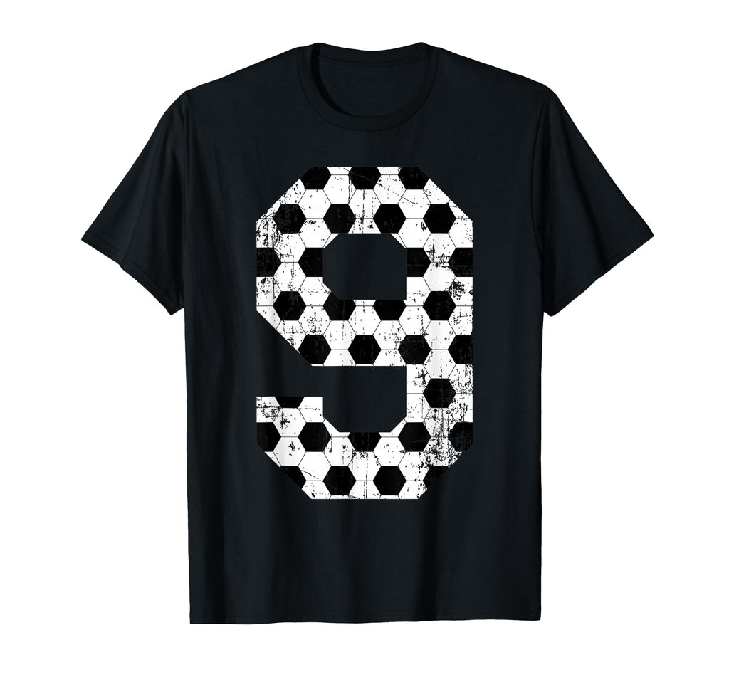 Soccer 9 Jersey Number T-Shirt - Trendy Graphic Unisex - T-Shirt, Sweatshirt, Hoodie