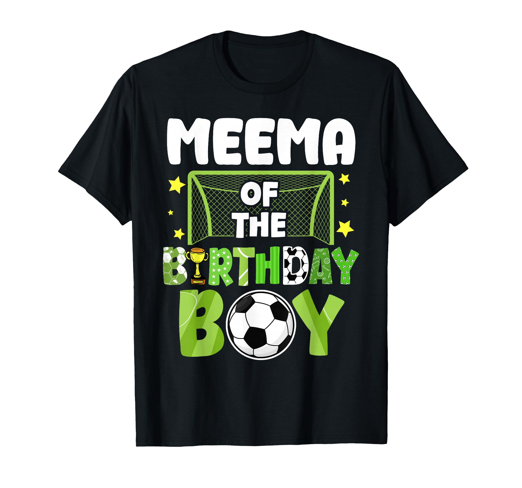 Soccer Meema Birthday Party Family T-Shirt - Fun Novelty Design for Adults - T-Shirt, Sweatshirt, Hoodie