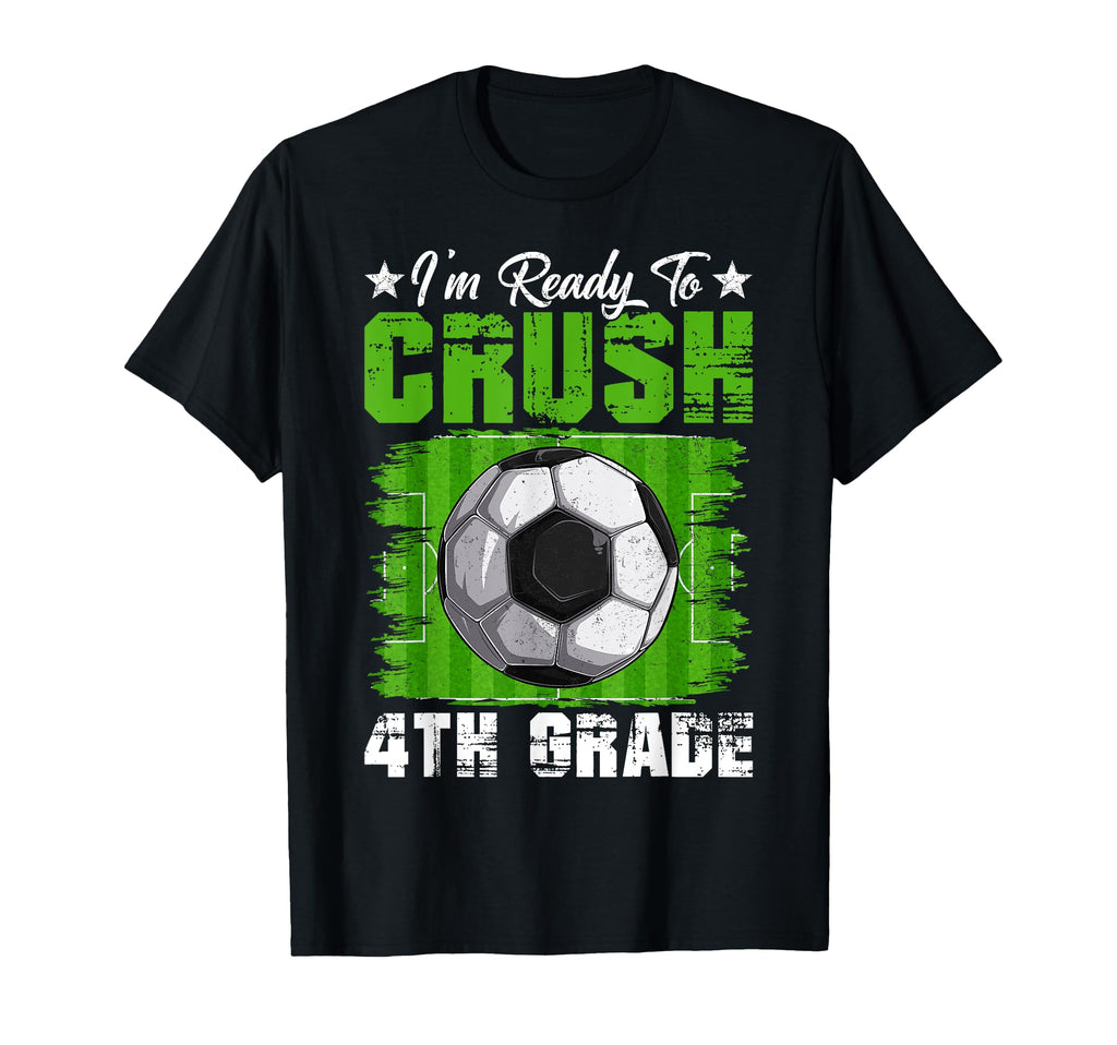 Im Ready To Crush 4Th Grade Back To T-Shirt - Custom Art Print for Adults - T-Shirt, Sweatshirt, Hoodie