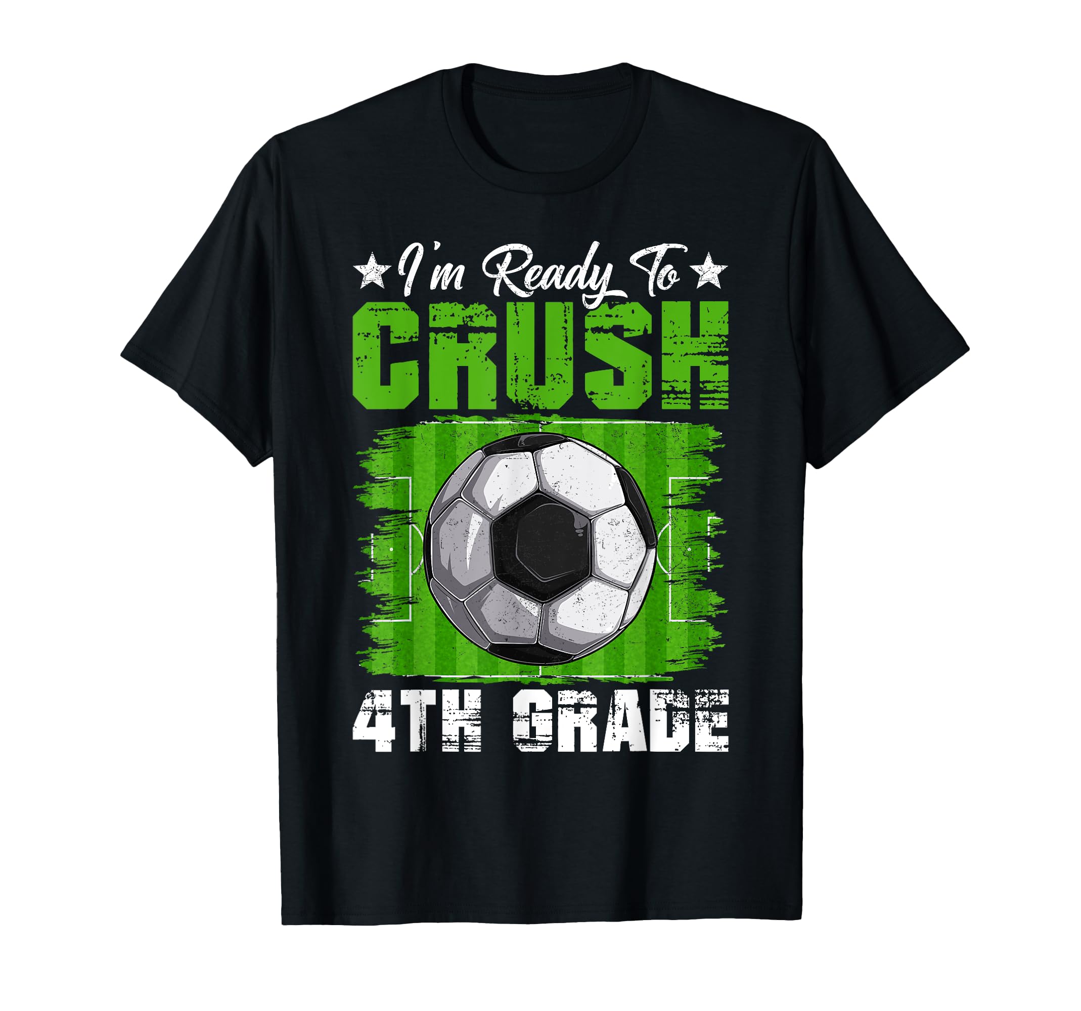 Im Ready To Crush 4Th Grade Back To T-Shirt - Custom Art Print for Adults - T-Shirt, Sweatshirt, Hoodie