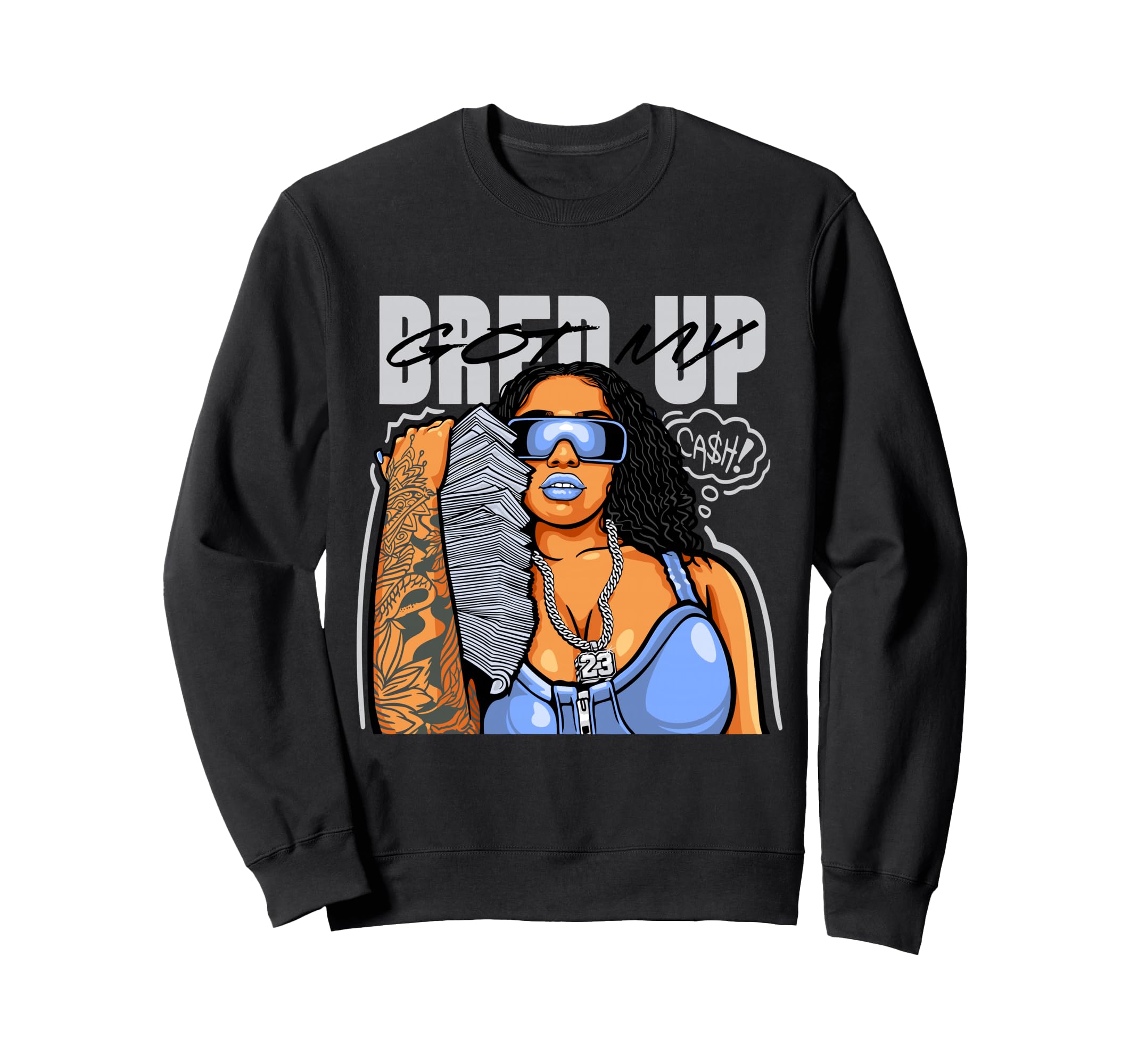 Gangster Hiphop Old School Hip Hop Sweatshirt - Novelty Apparel for Adults - T-Shirt, Sweatshirt, Hoodie