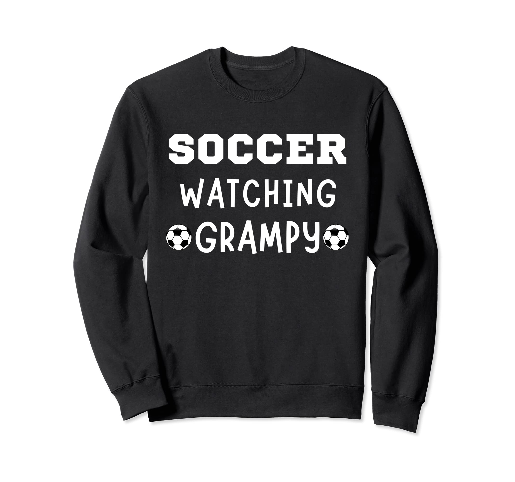 Soccer Watching Grampy Sport Game Sweatshirt - Graphic Print for Adults - T-Shirt, Sweatshirt, Hoodie