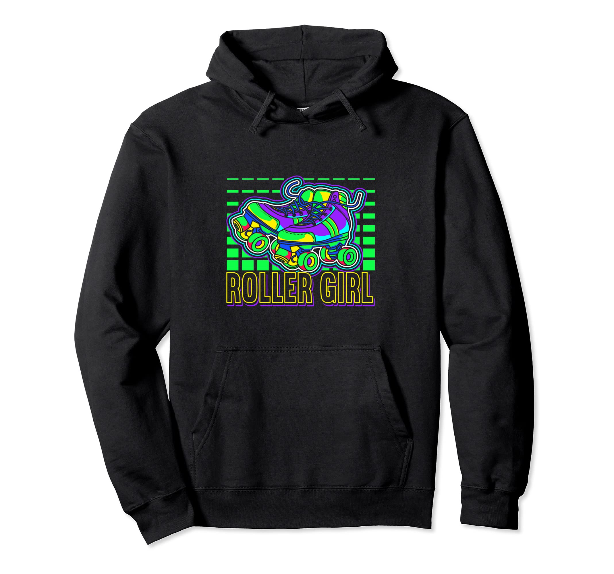 Roller 70S 80S Skates Roller Skating Roller Hoodie - Graphic Print Unisex - T-Shirt, Sweatshirt, Hoodie