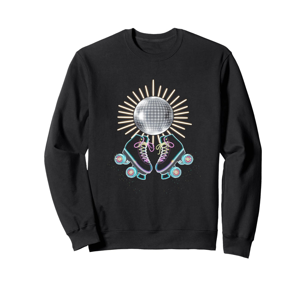 Rollerskates Funny 80S Roller Disco Sweatshirt - Graphic Print Men Women - T-Shirt, Sweatshirt, Hoodie