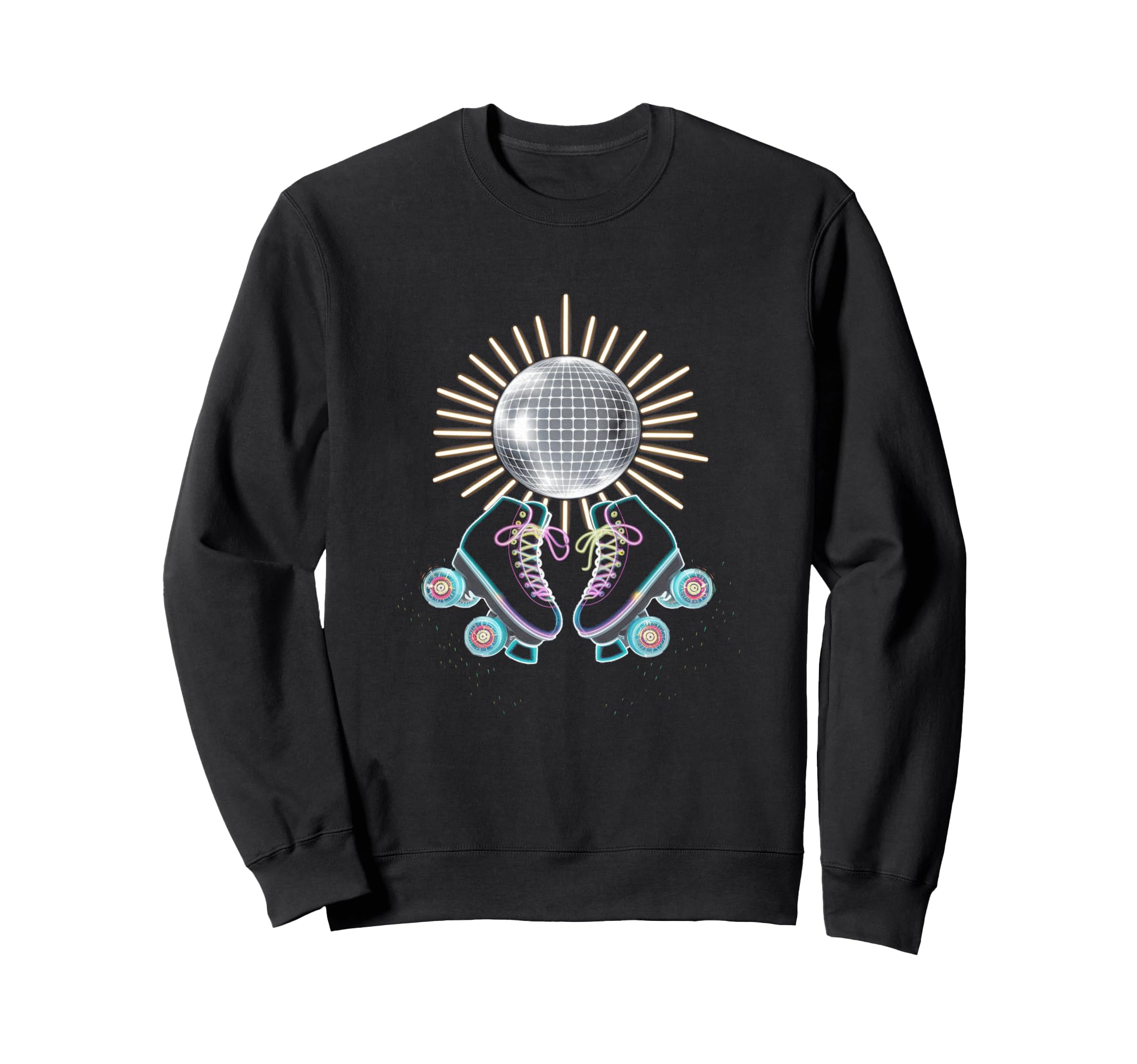 Rollerskates Funny 80S Roller Disco Sweatshirt - Graphic Print Men Women - T-Shirt, Sweatshirt, Hoodie