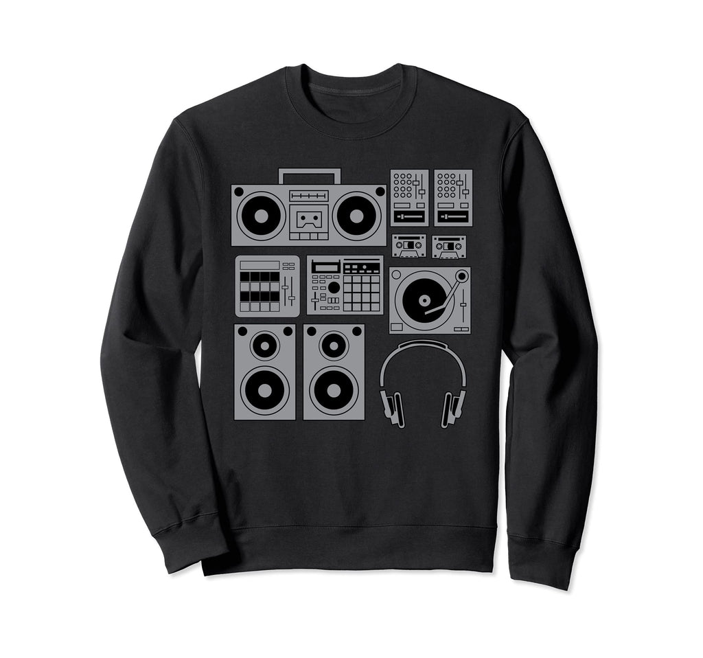 Funny Old School Hip Hop Rapper Rap Sweatshirt - Unique Graphic for Adults - T-Shirt, Sweatshirt, Hoodie