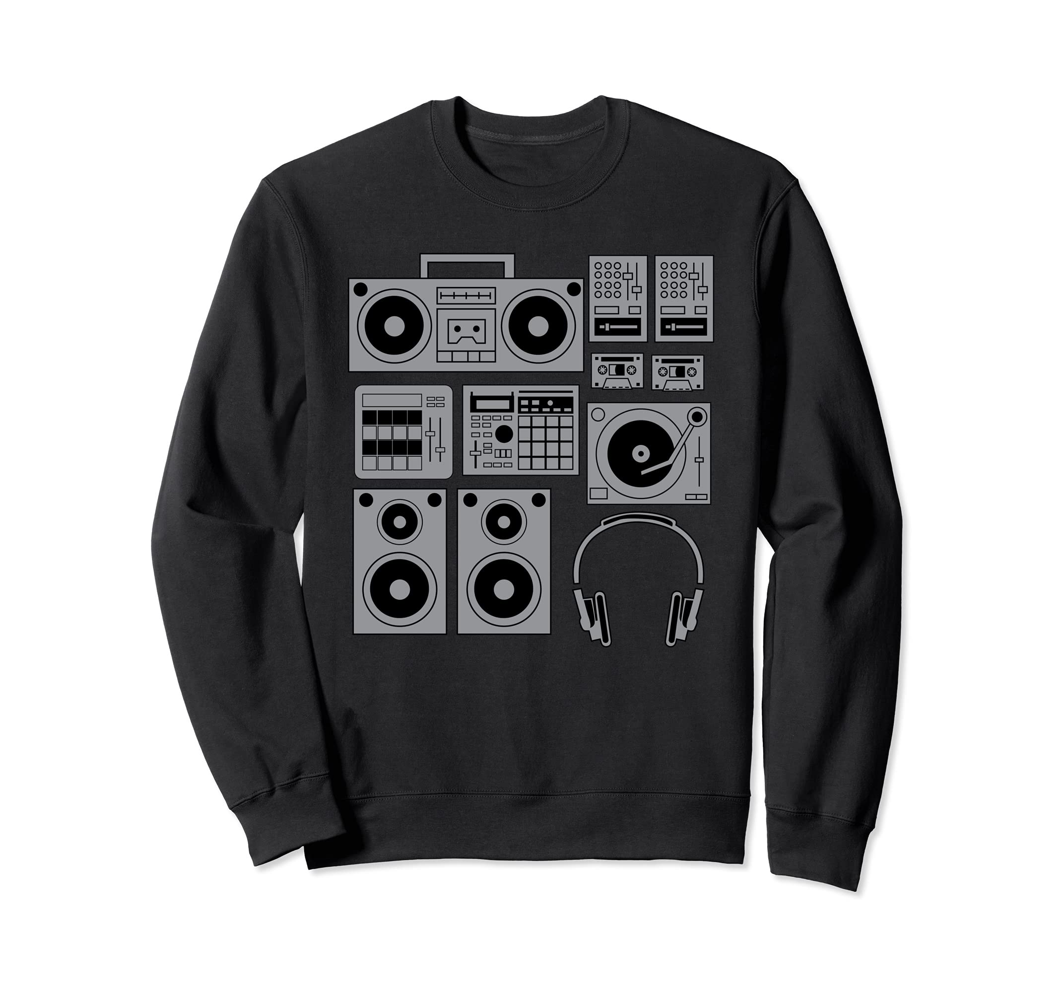 Funny Old School Hip Hop Rapper Rap Sweatshirt - Unique Graphic for Adults - T-Shirt, Sweatshirt, Hoodie