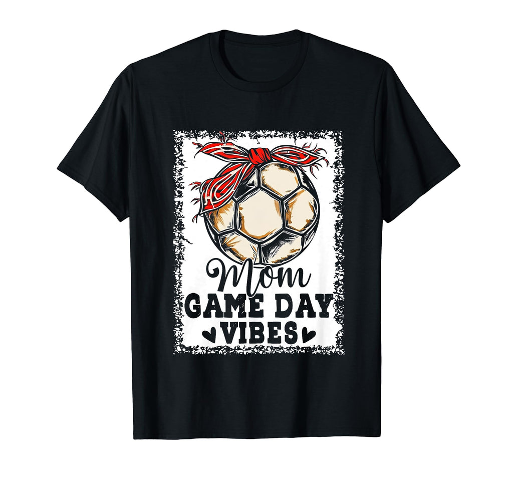 Soccer Mom Bleached Bun Mothers Day T-Shirt - Graphic Print Men Women - T-Shirt, Sweatshirt, Hoodie