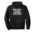 Most Likely To Play Soccer Santa Hoodie - Minimalist Print for Adults - T-Shirt, Sweatshirt, Hoodie