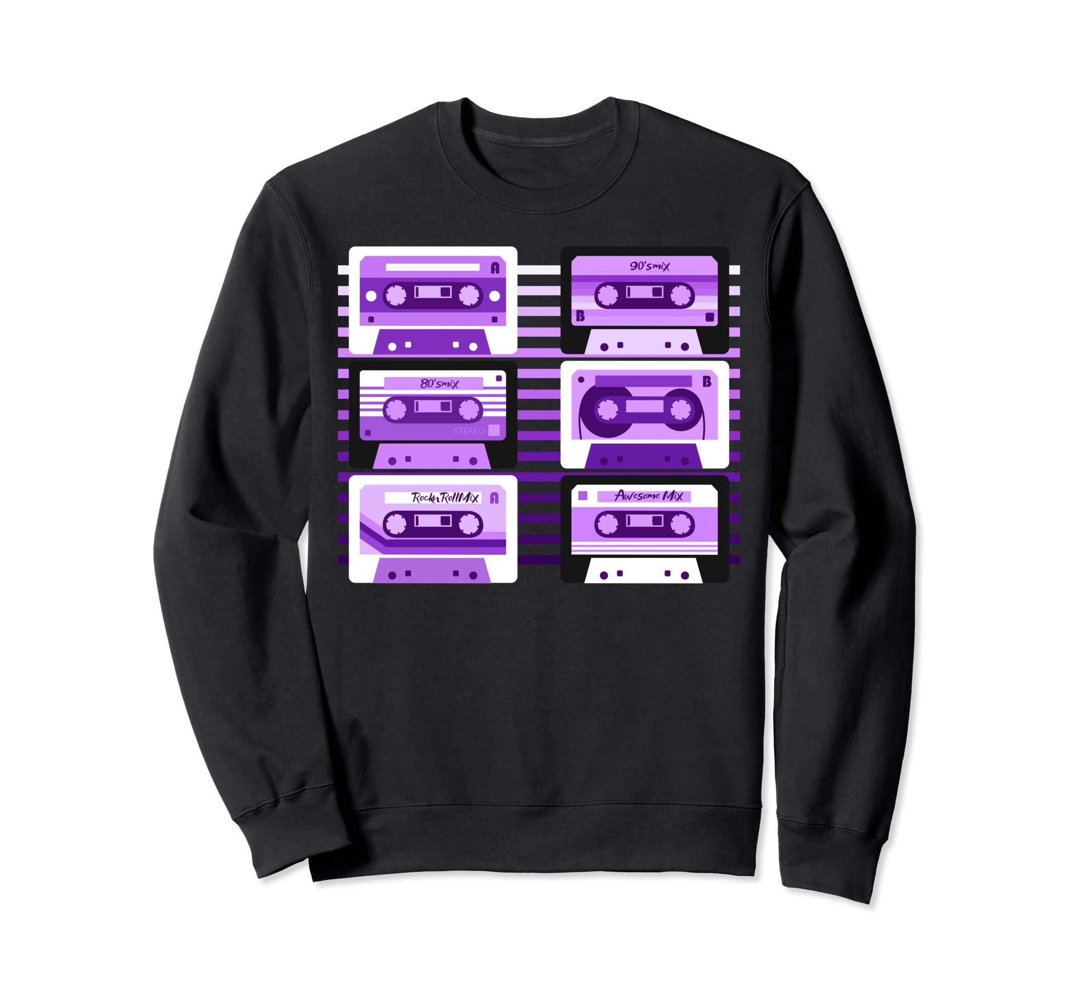 80S Cassette Tapes 90S Party Sweatshirt - Streetwear Style for Adults - T-Shirt, Sweatshirt, Hoodie