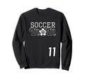 Number 11 Soccer Mom Mothers Day Sweatshirt - Minimalist Print Men Women - T-Shirt, Sweatshirt, Hoodie