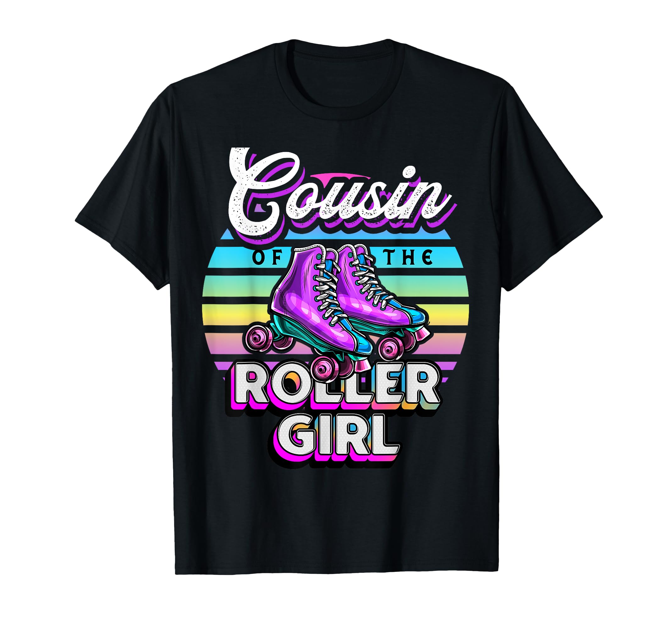 Cousin Roller Roller Skating T-Shirt - Aesthetic Graphic Men Women - T-Shirt, Sweatshirt, Hoodie